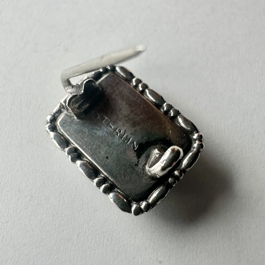 バタフライウィング キングフィッシャー ミニブローチ