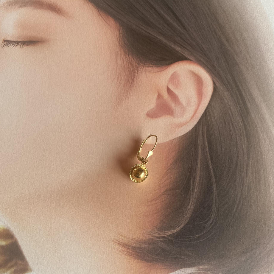 ロールドゴールド エトルスカンスタイル ピアス