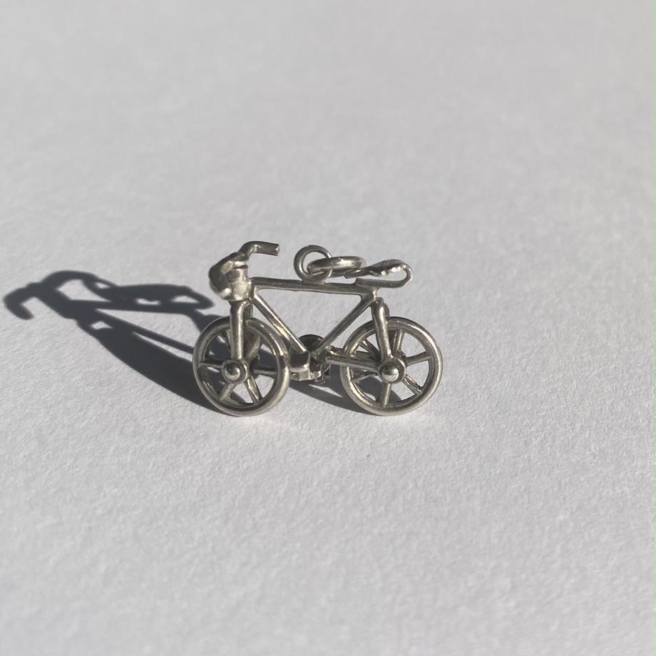 ヴィンテージ シルバーチャーム 自転車(ムーヴタイプ)