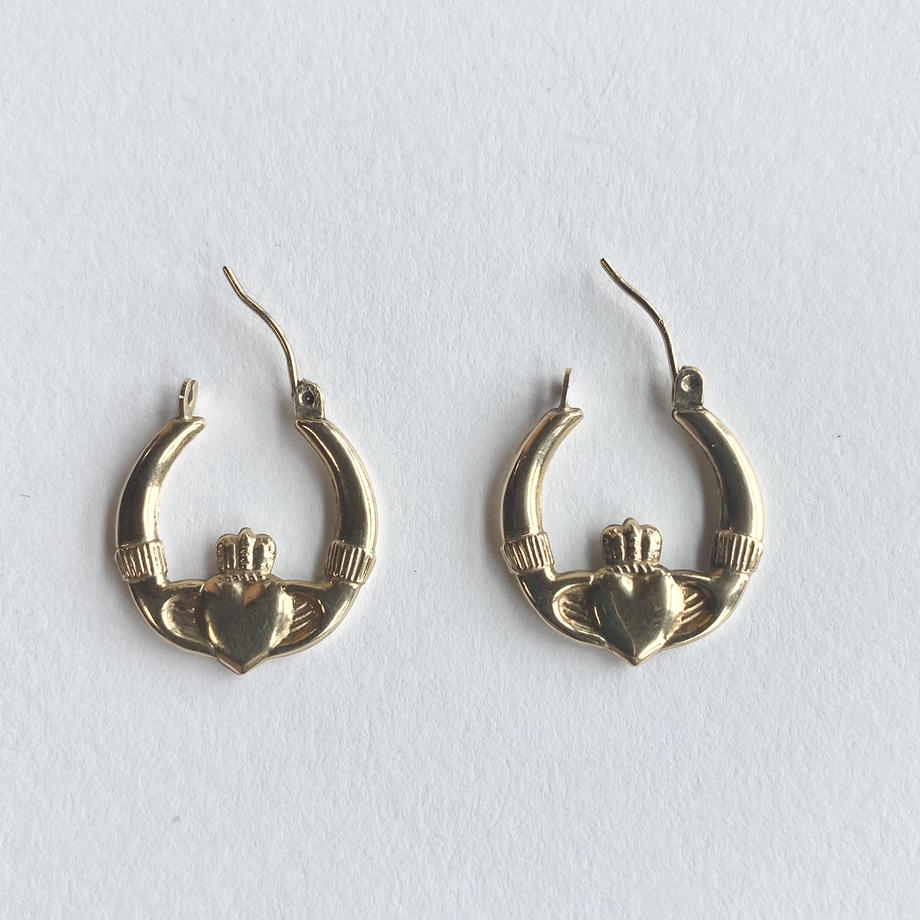 9Kゴールド クラダ ピアス