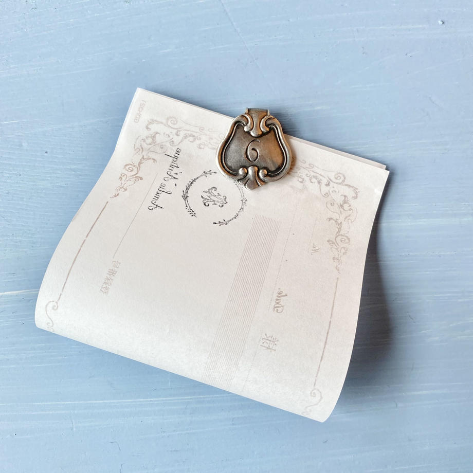 スウェーデン ヴィンテージ レシートクリップ 6個セット