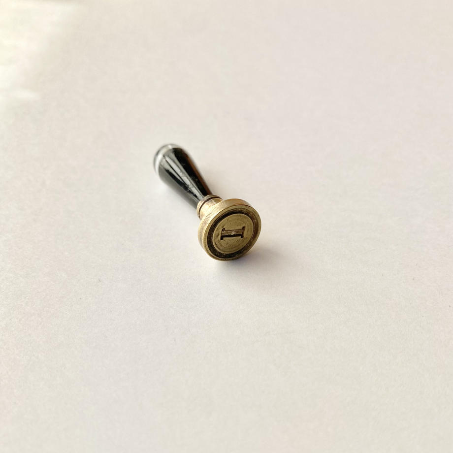 シーリングスタンプ オニキス “I”