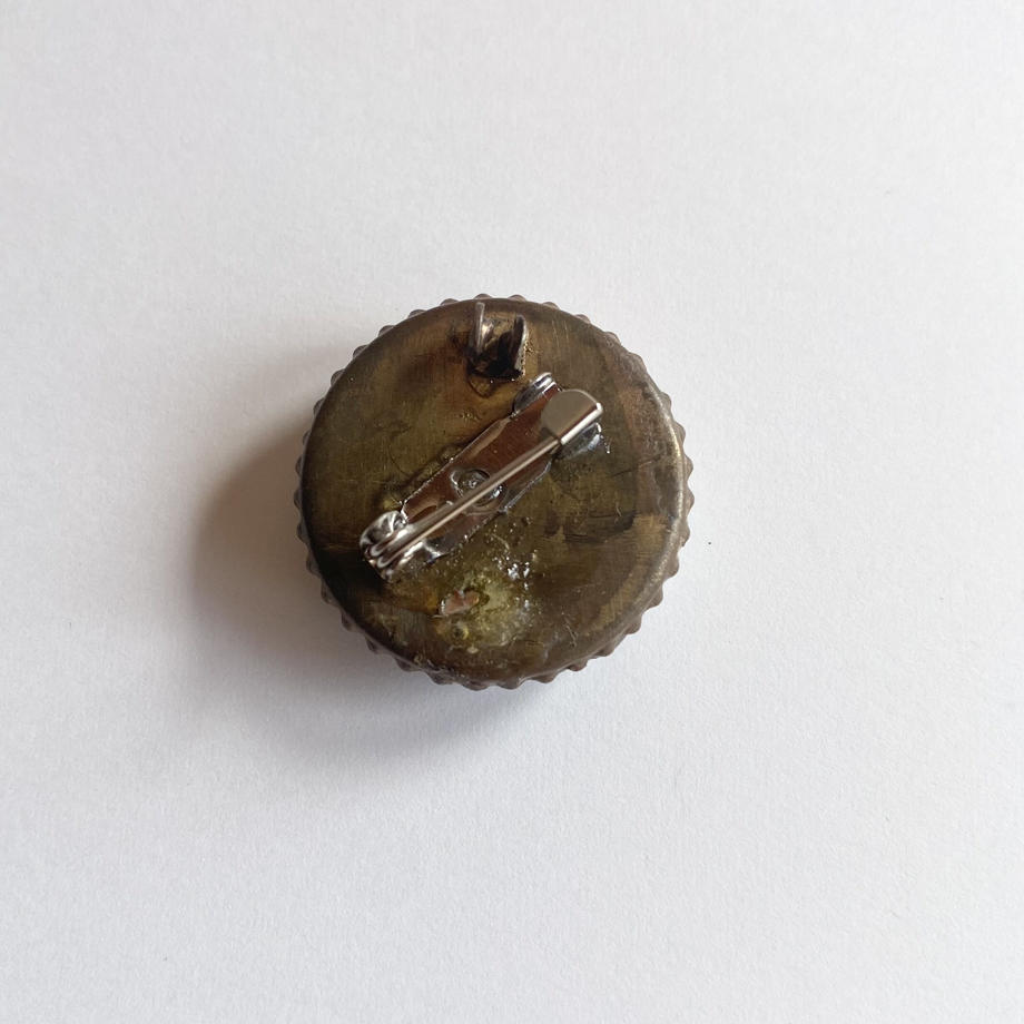 マイクロモザイク イタリアカラー ブローチ