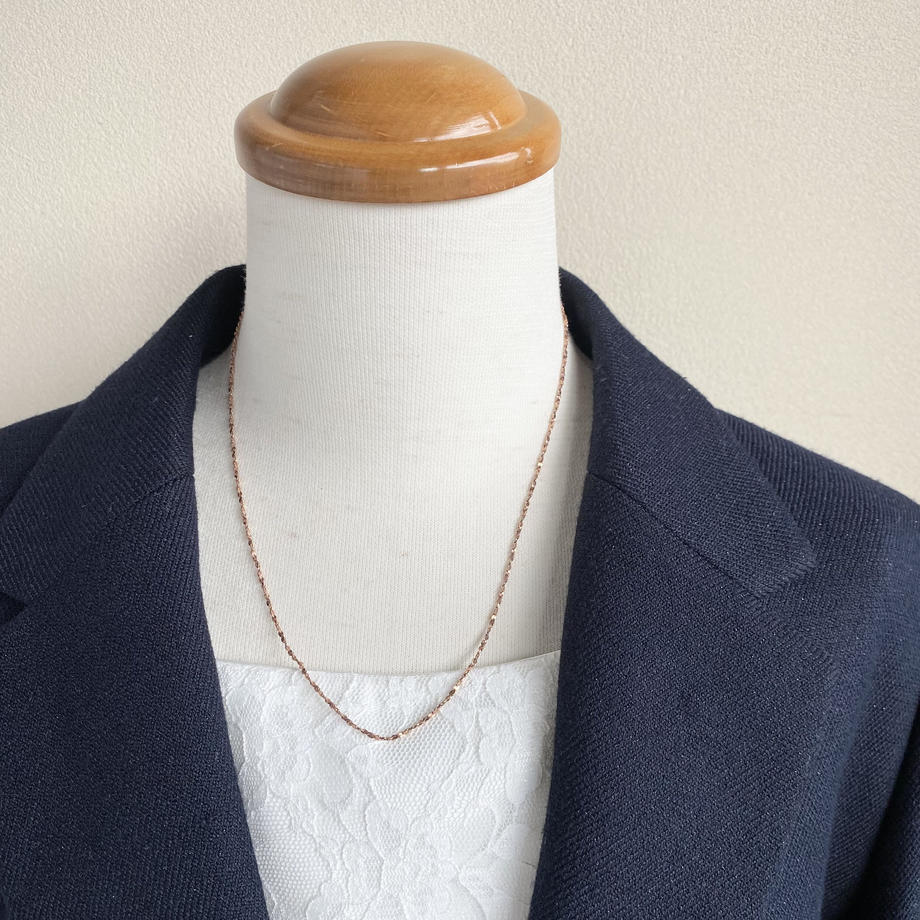 ゴールドオンシルバー ネックレスチェーン A2