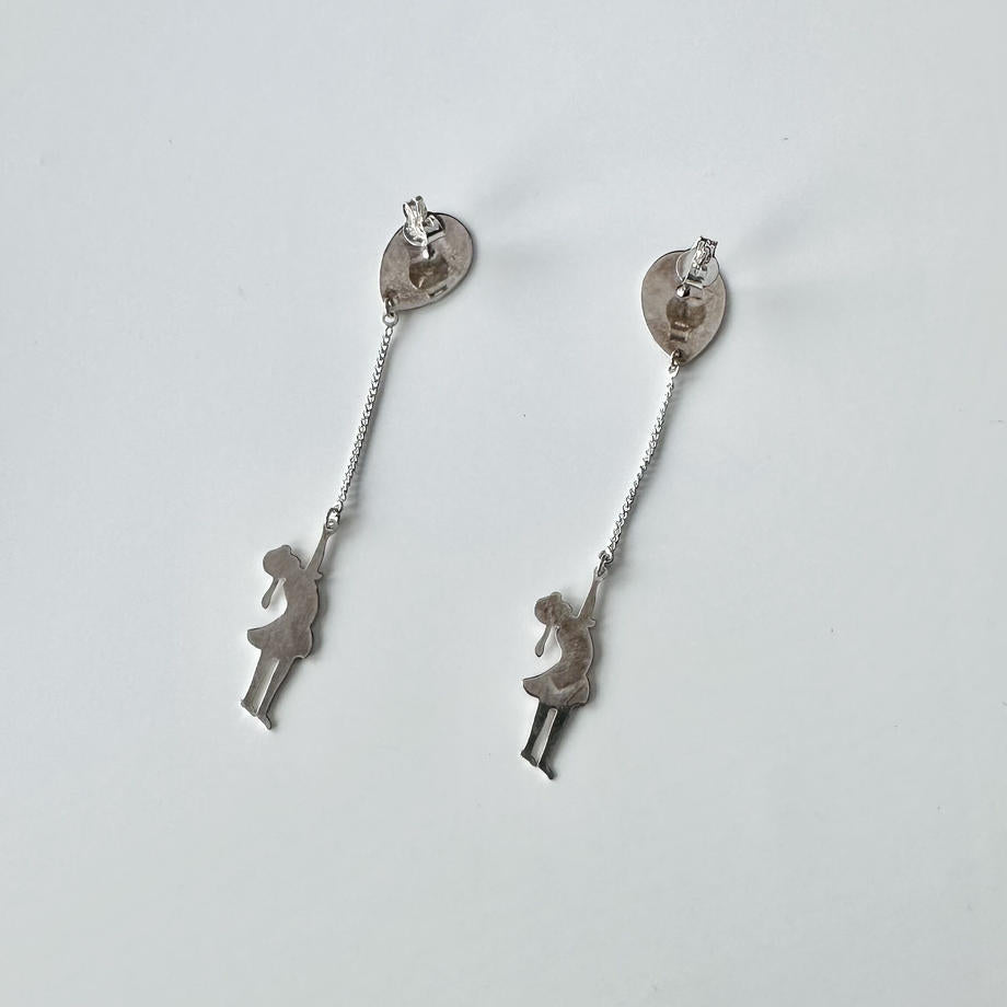 バルーン&ガール ピアス