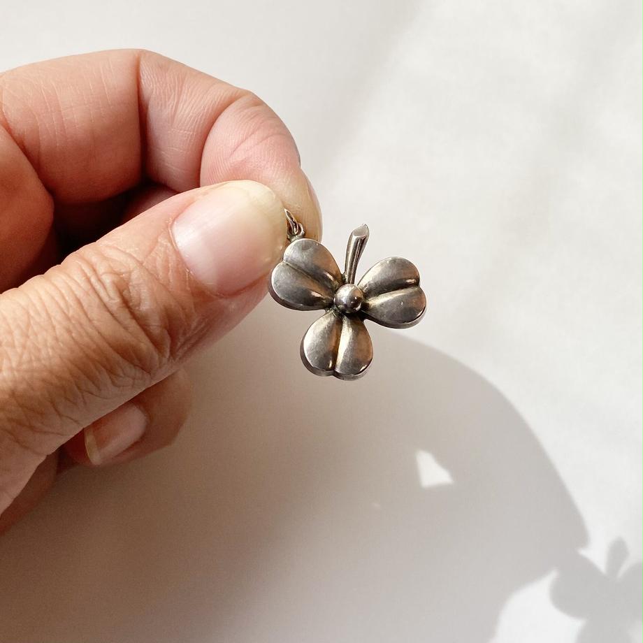 アンティーク シャムロック ペンダントトップ 1900年 バーミンガム