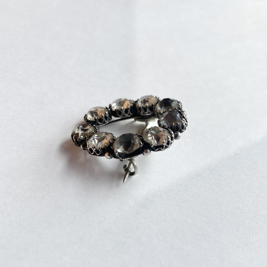 ジョージアン ホースシュー ペーストブローチ