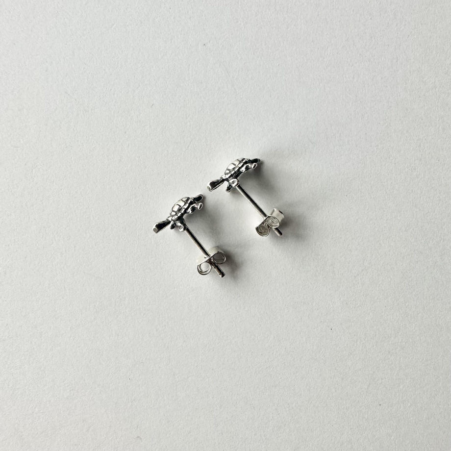 ヴィンテージ タートル ピアス