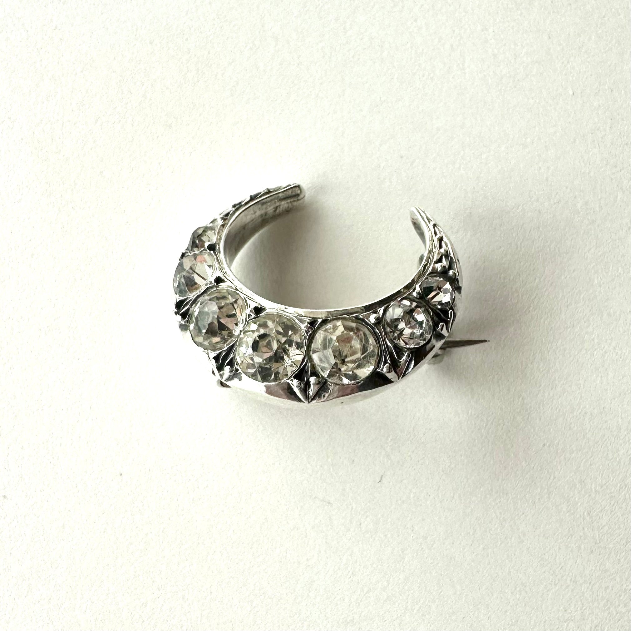 シルバー900 ミニクレセント ブローチ – Amelie Antique