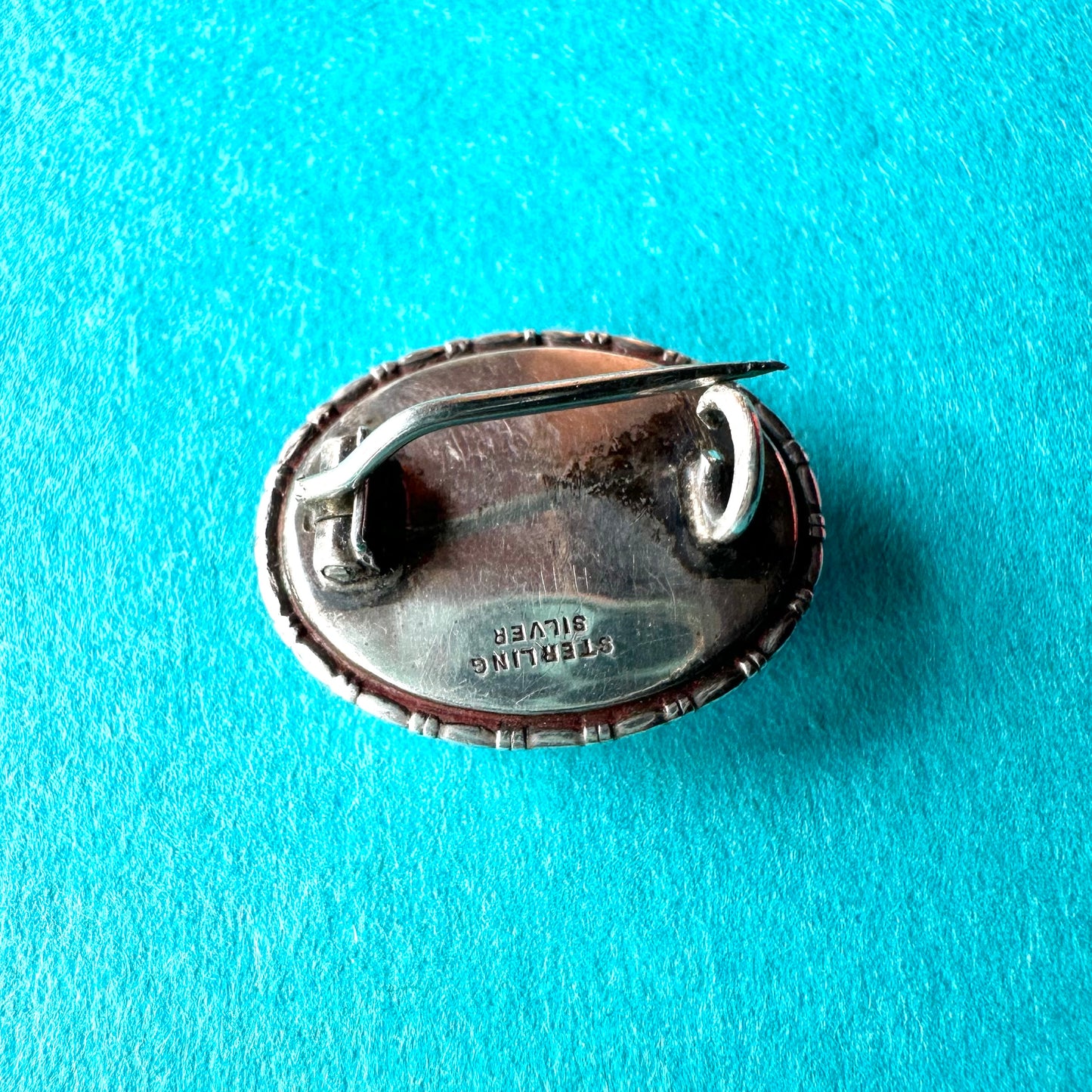 バタフライウィング オーバルブローチ ⑤