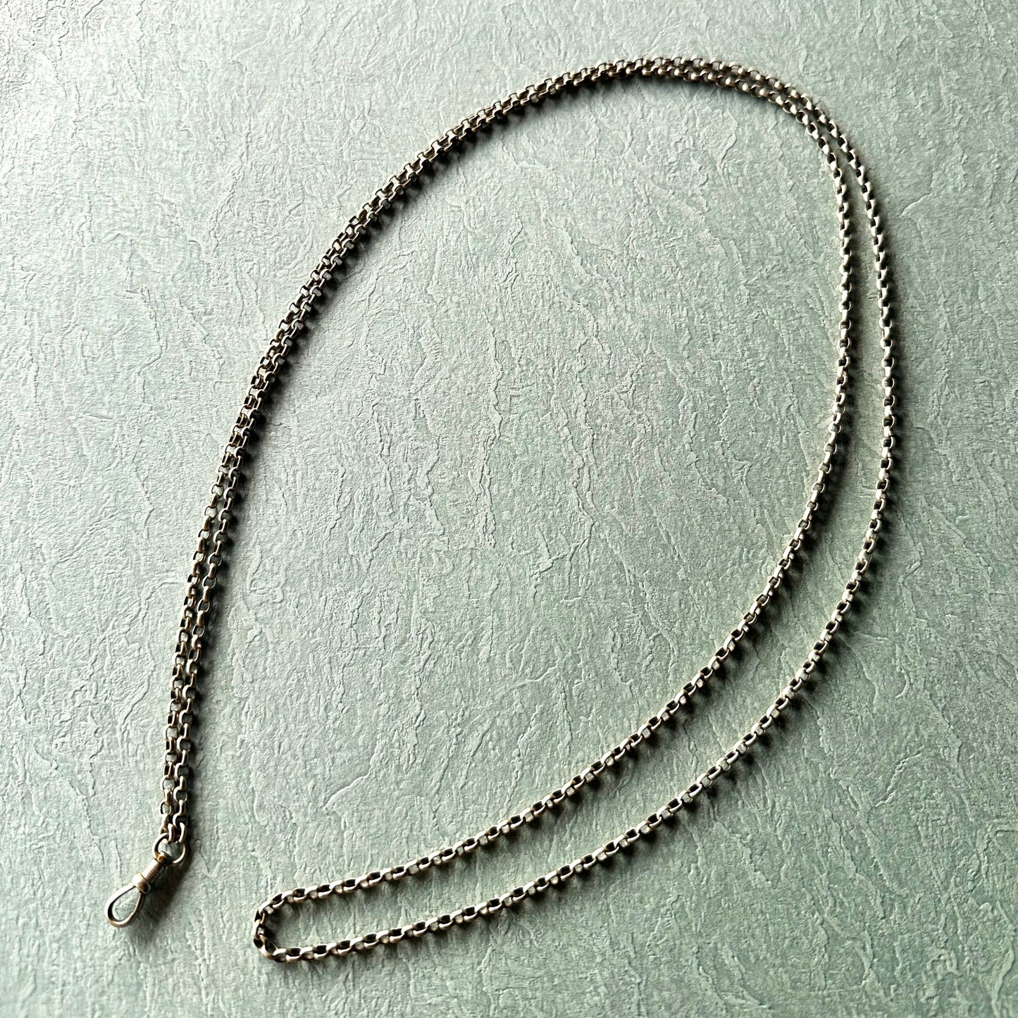 ヴィクトリアン ロングガードチェーン ドッグクリップ付