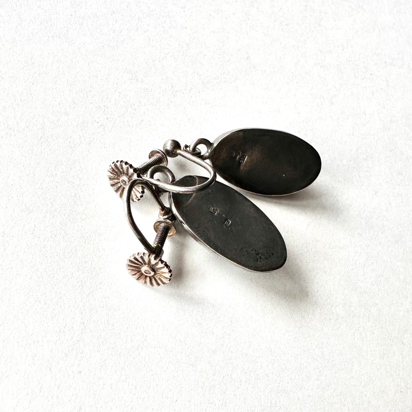 イヤリング バンデッドアゲート イヤリング