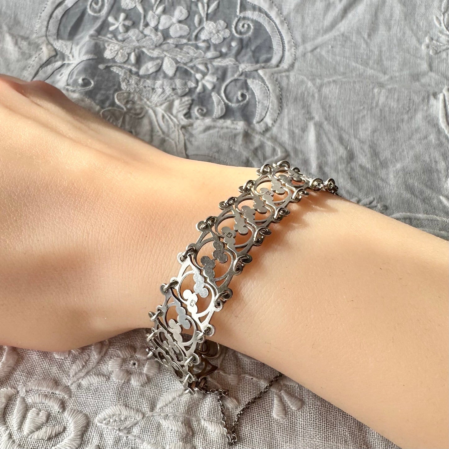 スターリングシルバー ヴィンテージブレスレット