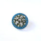 アンティーク マイクロモザイク ラウンドブローチ