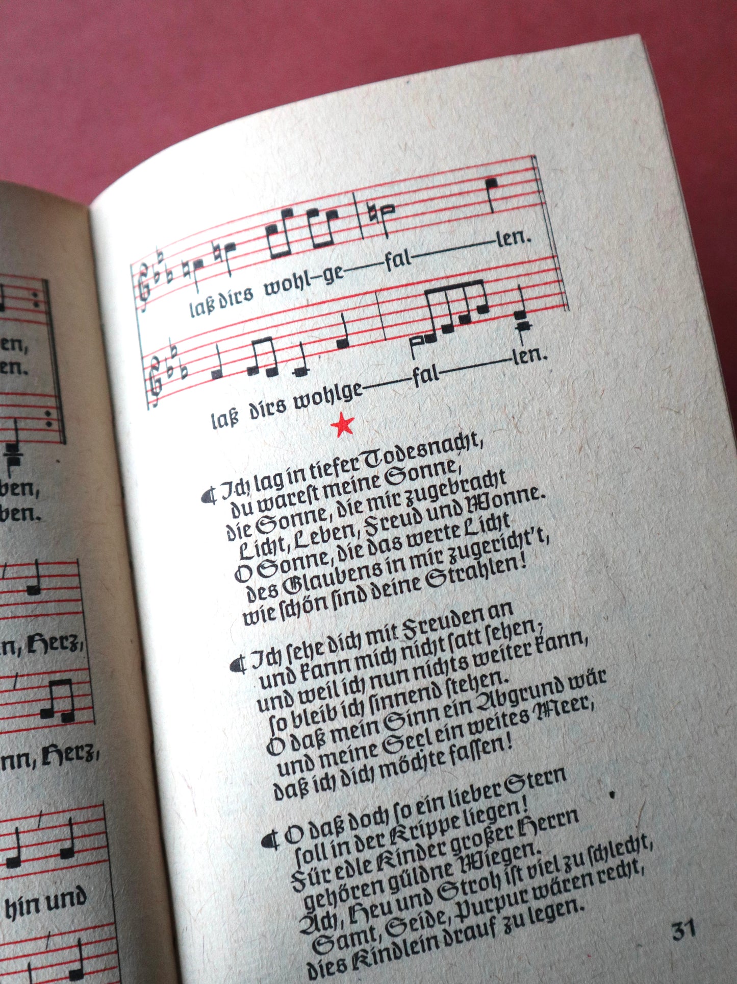 ドイツのクリスマスソングの楽譜 ヴィンテージブック 1952年