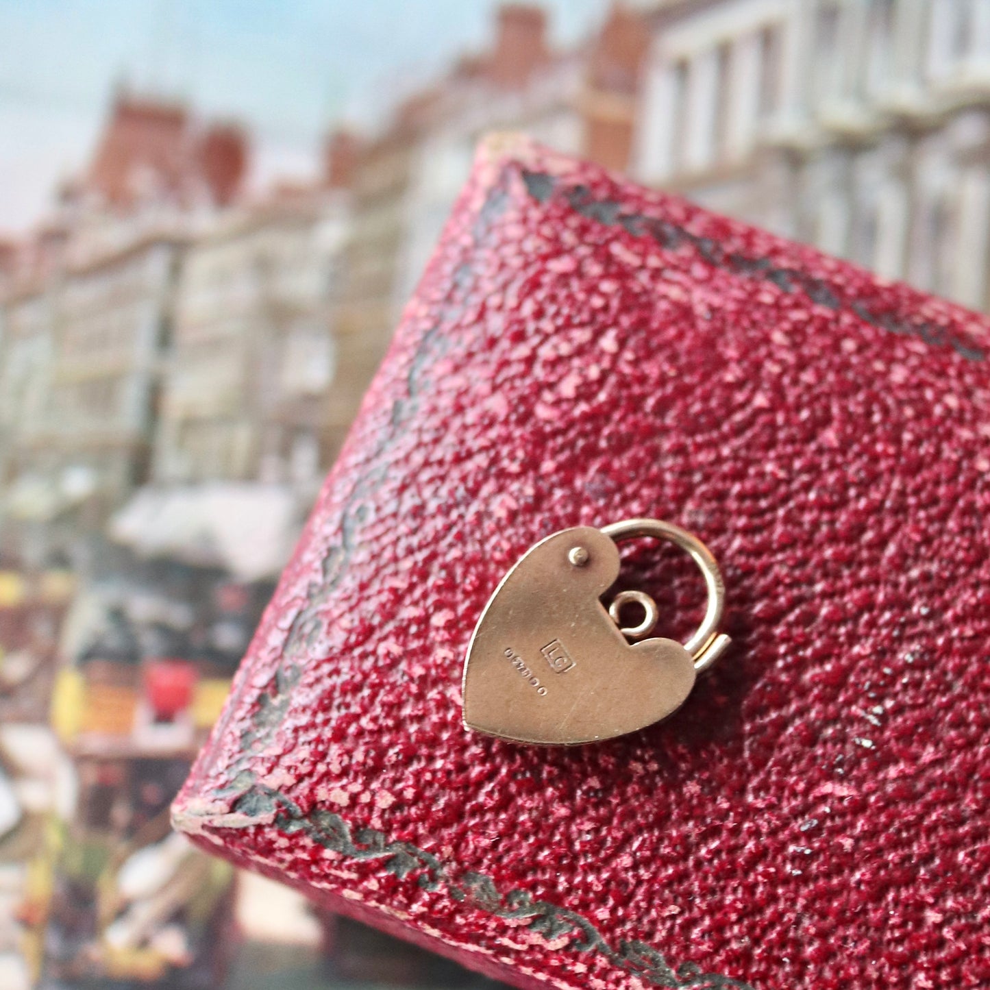 9ctゴールド パドロック 1973年 ロンドン