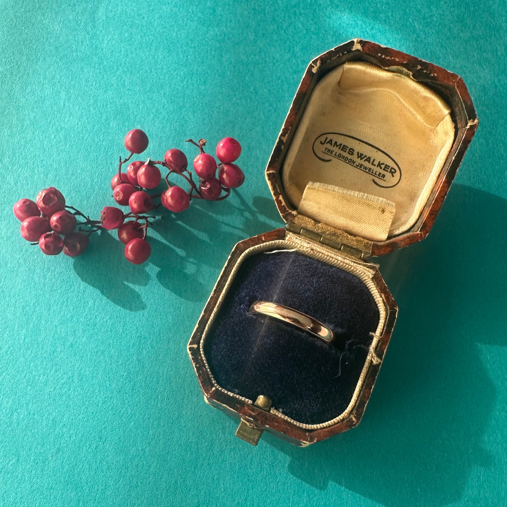 9ctゴールド 1934年 バーミンガム ヴィンテージ ウェディングバンド 9ctゴールド 1934年 バーミンガム ヴィンテージ ウェディングバンド