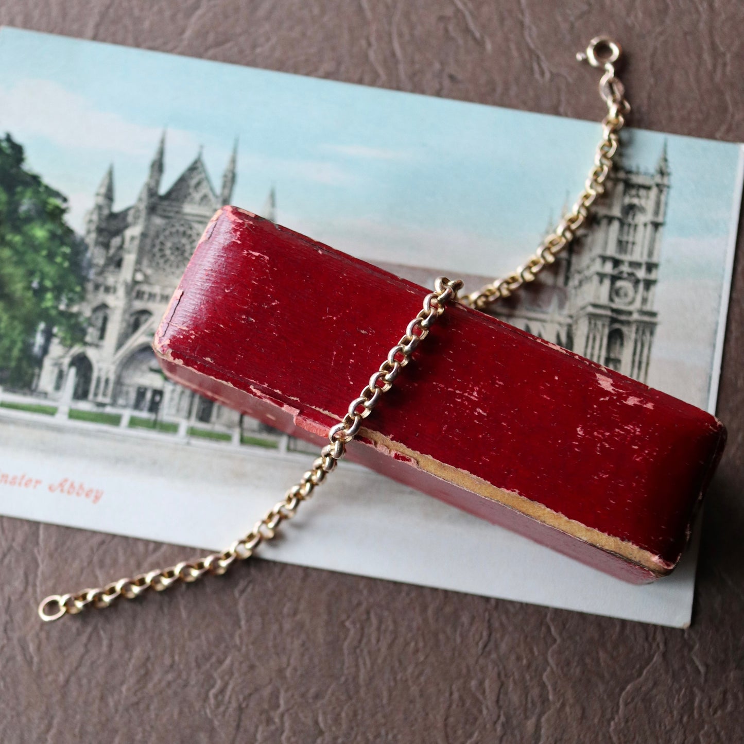 ヴィンテージ 9ctゴールド ベルチャーリンク ブレスレット 1990年