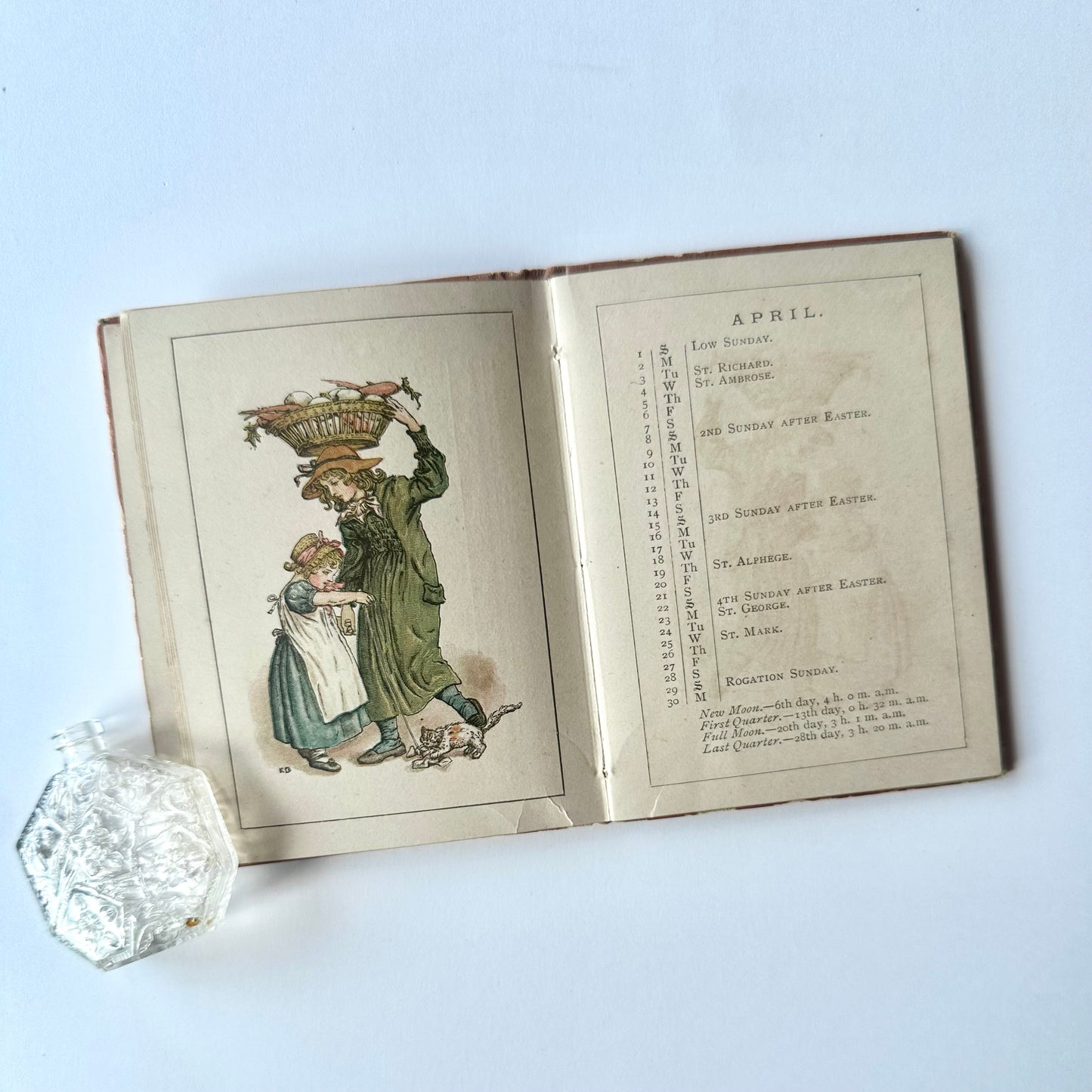 アンティークブック ALMANACK for 1894 KATE GREENAWAY