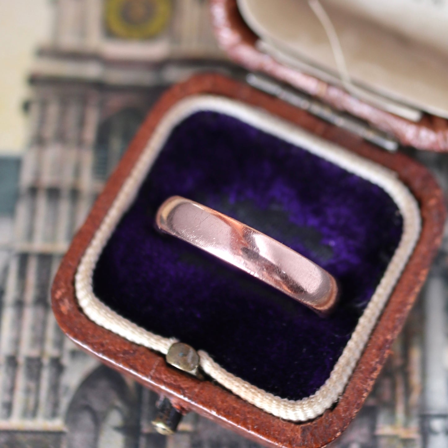 ウェルシュゴールド 9ctゴールド Clogau ウェディングバンドリング 16号