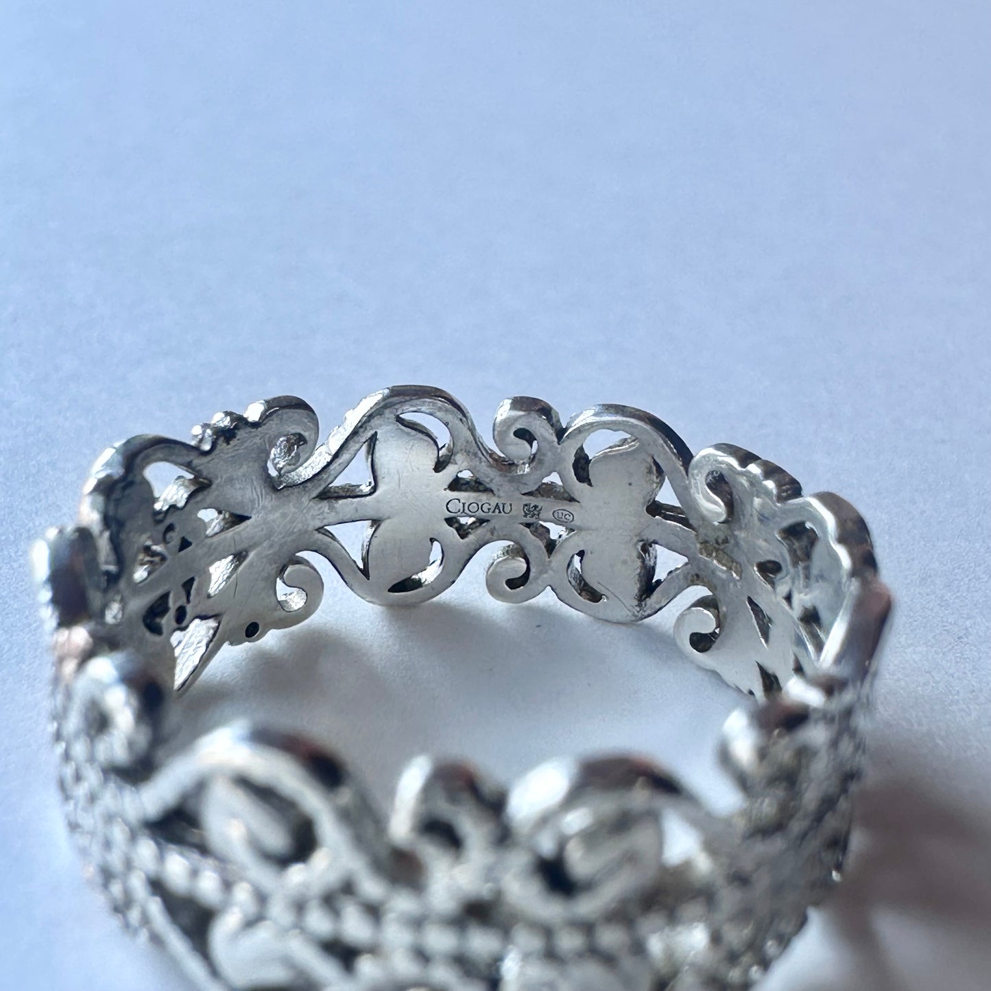 Clogau ウェルシュゴールド＆スターリングシルバー ケンジントン リング 14.5号