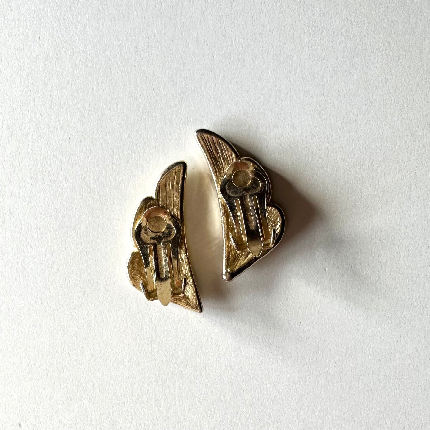 イエロー フェザー イヤリング