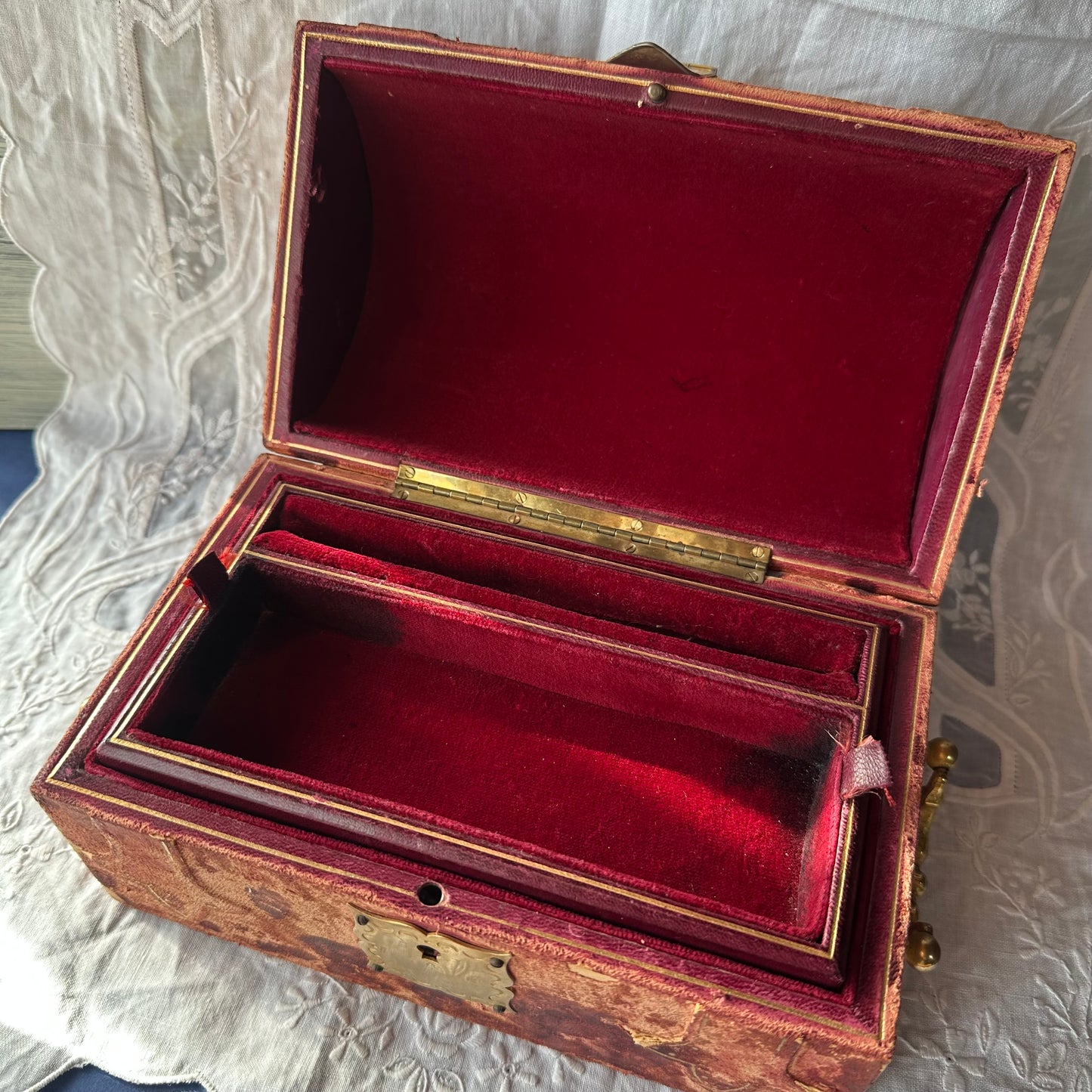 アンティークジュエリーボックス LL