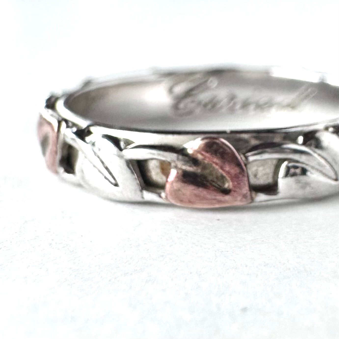 Clogau ウェルシュゴールド＆スターリングシルバー エタニティリング 14.5号