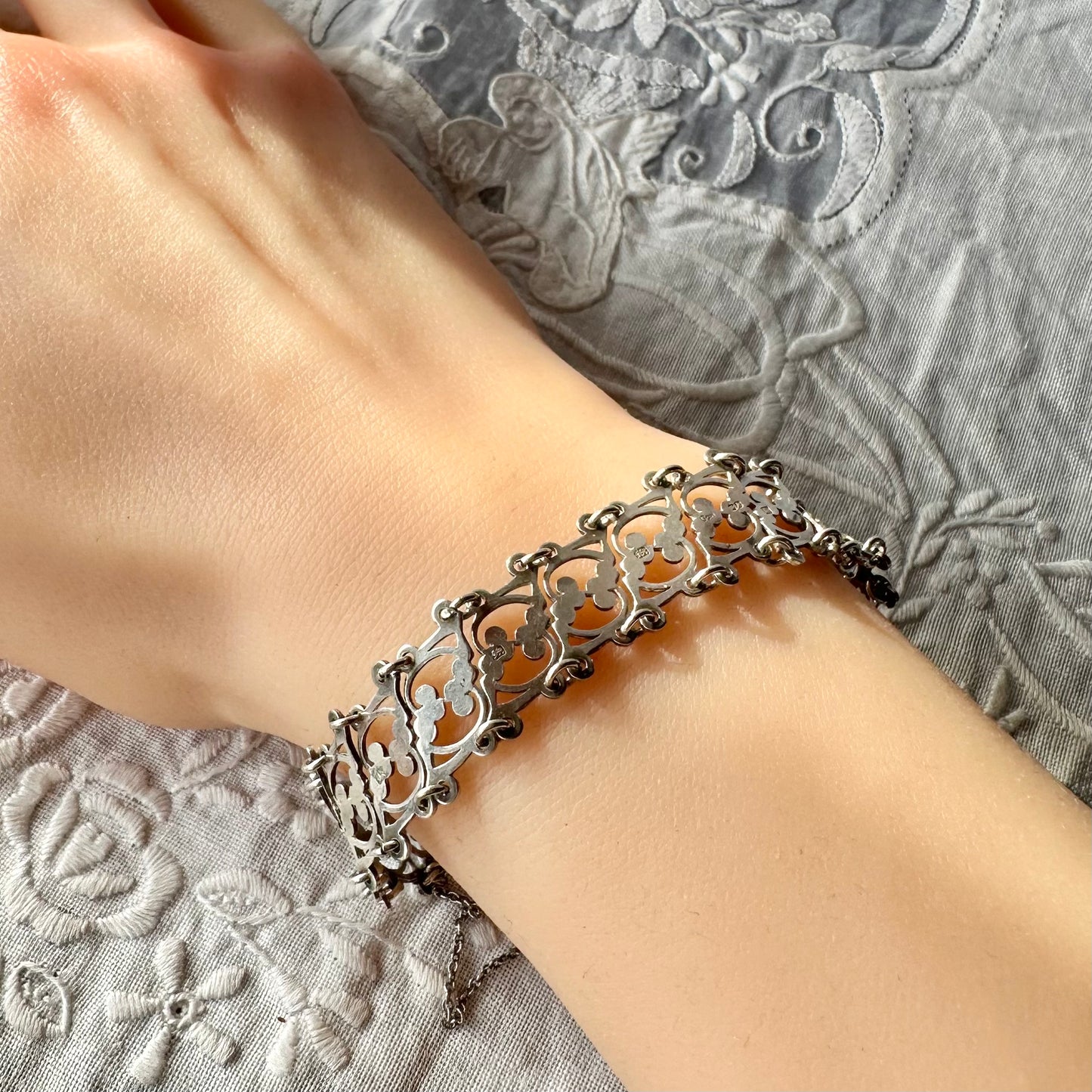 スターリングシルバー ヴィンテージブレスレット