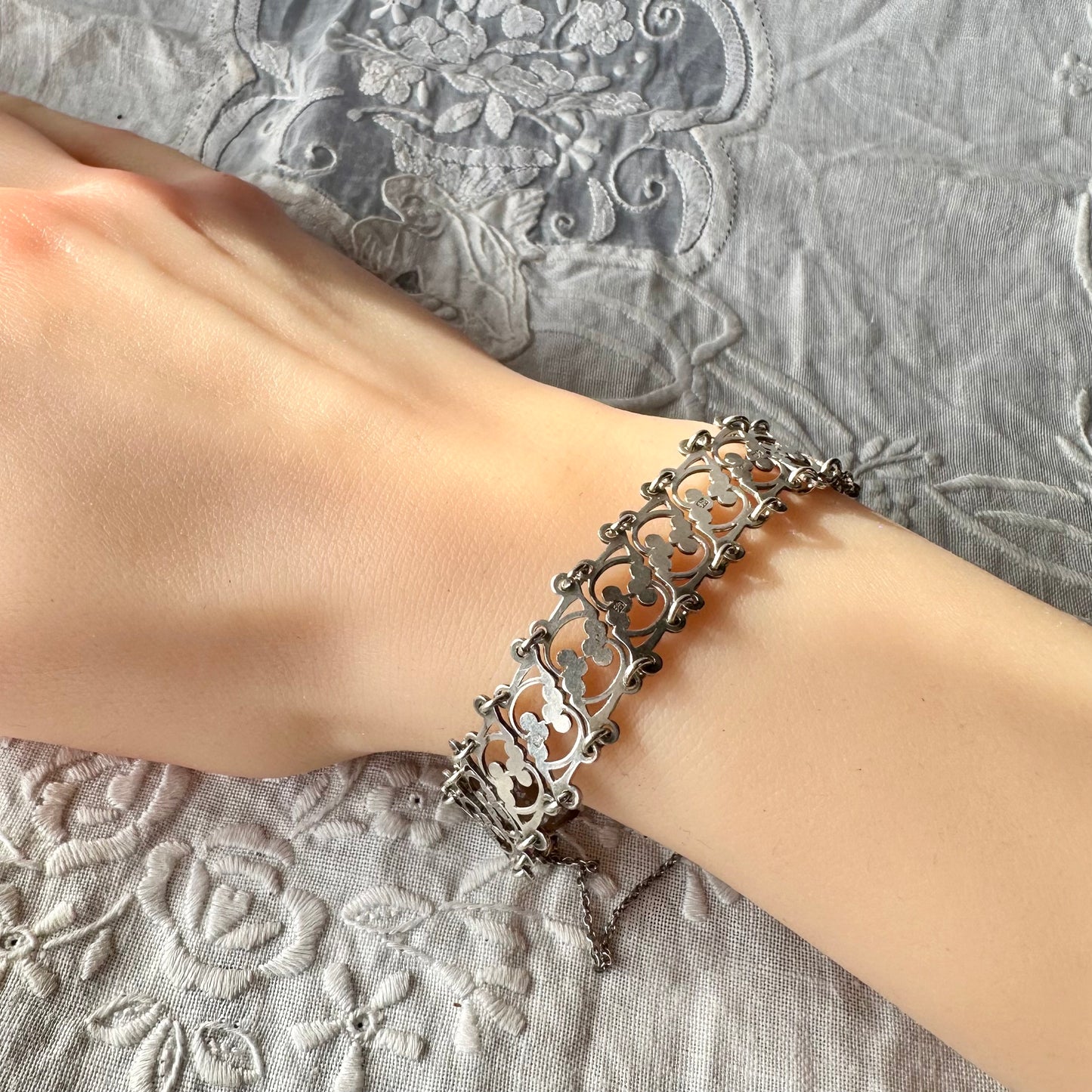 スターリングシルバー ヴィンテージブレスレット
