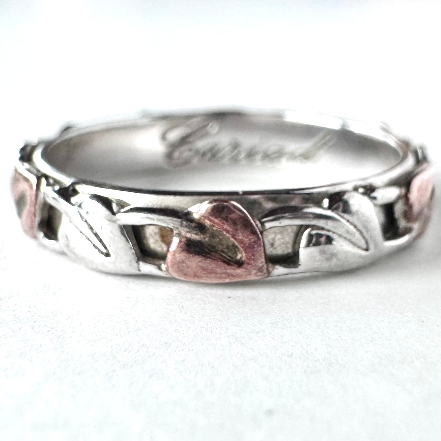 Clogau ウェルシュゴールド＆スターリングシルバー エタニティリング 14.5号