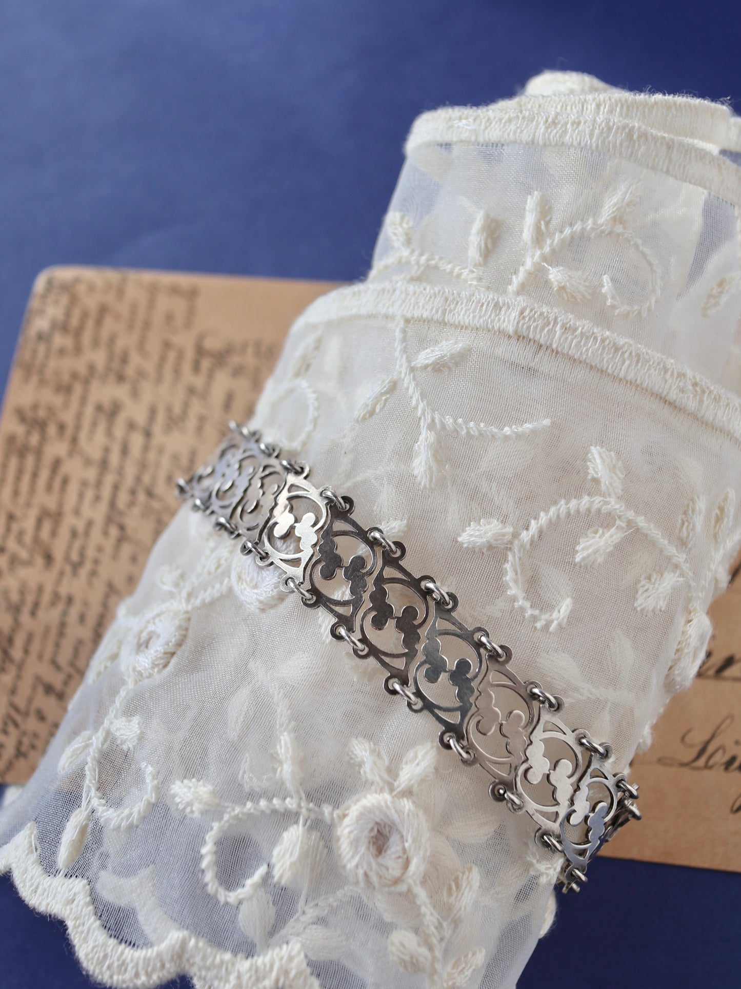 スターリングシルバー ヴィンテージブレスレット