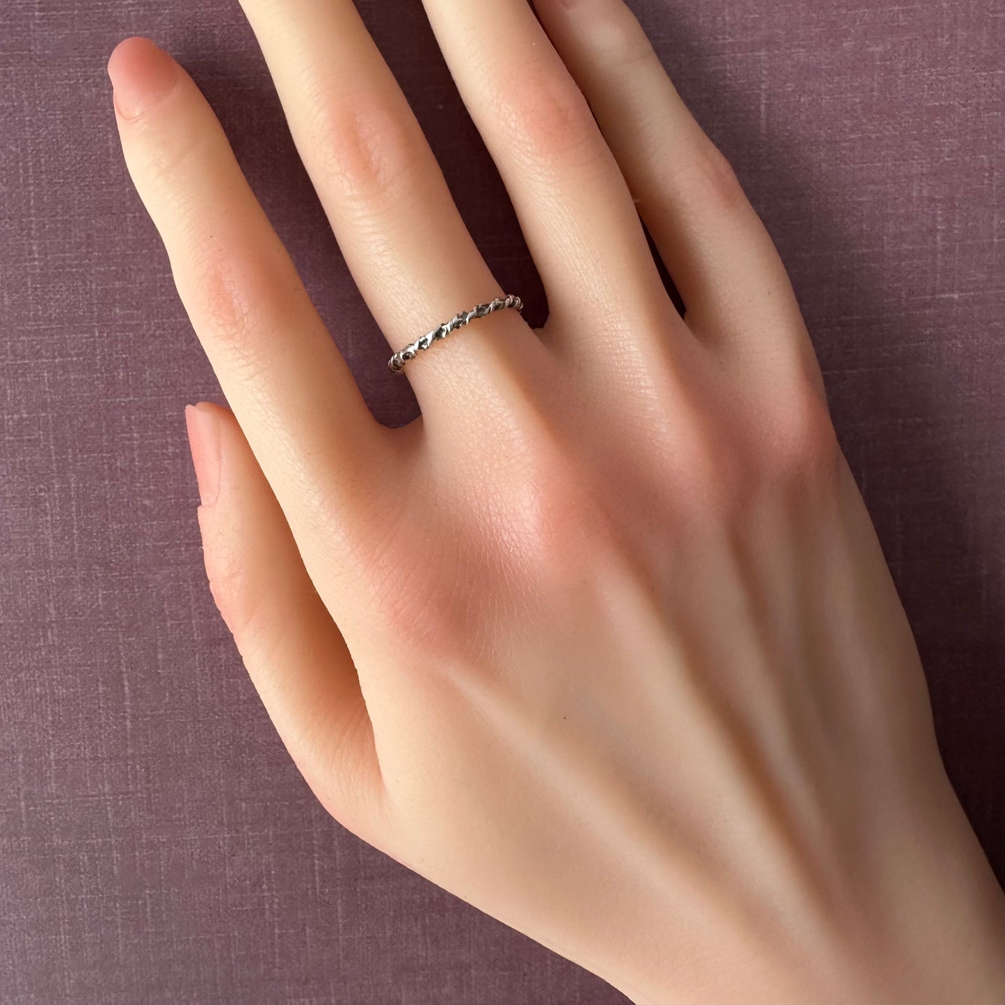 シルバー ツイストロープ リング 13.5号