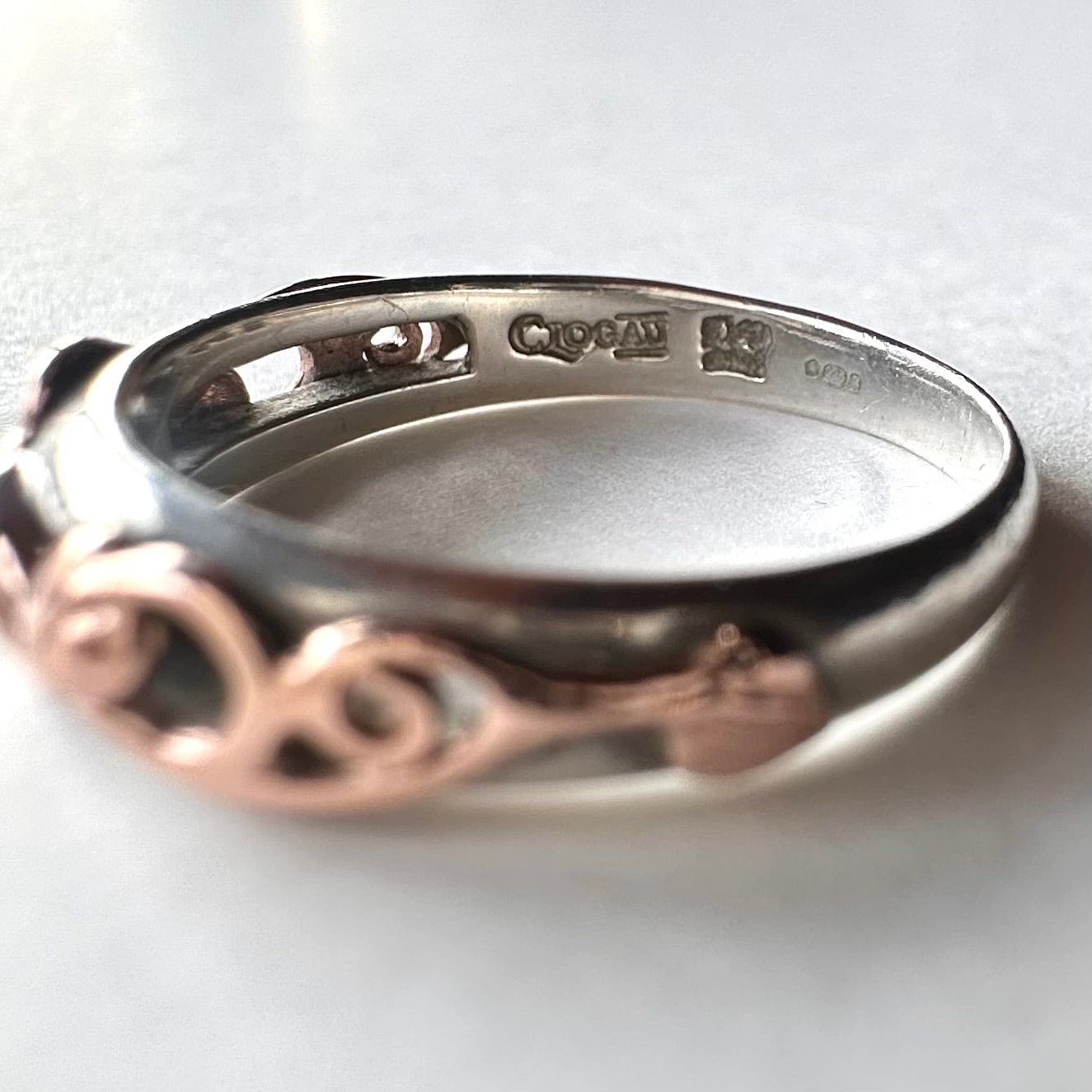 Clogau ウェルシュゴールド＆スターリングシルバー ツリーオブライフ リング 13号