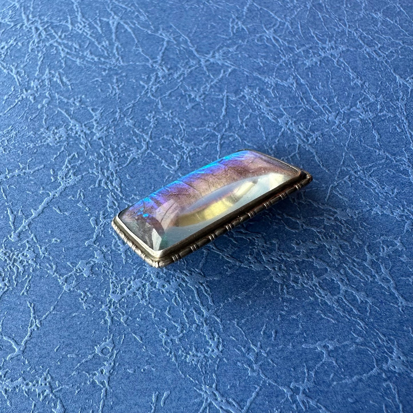 バタフライウィング レクタングルブローチ ④