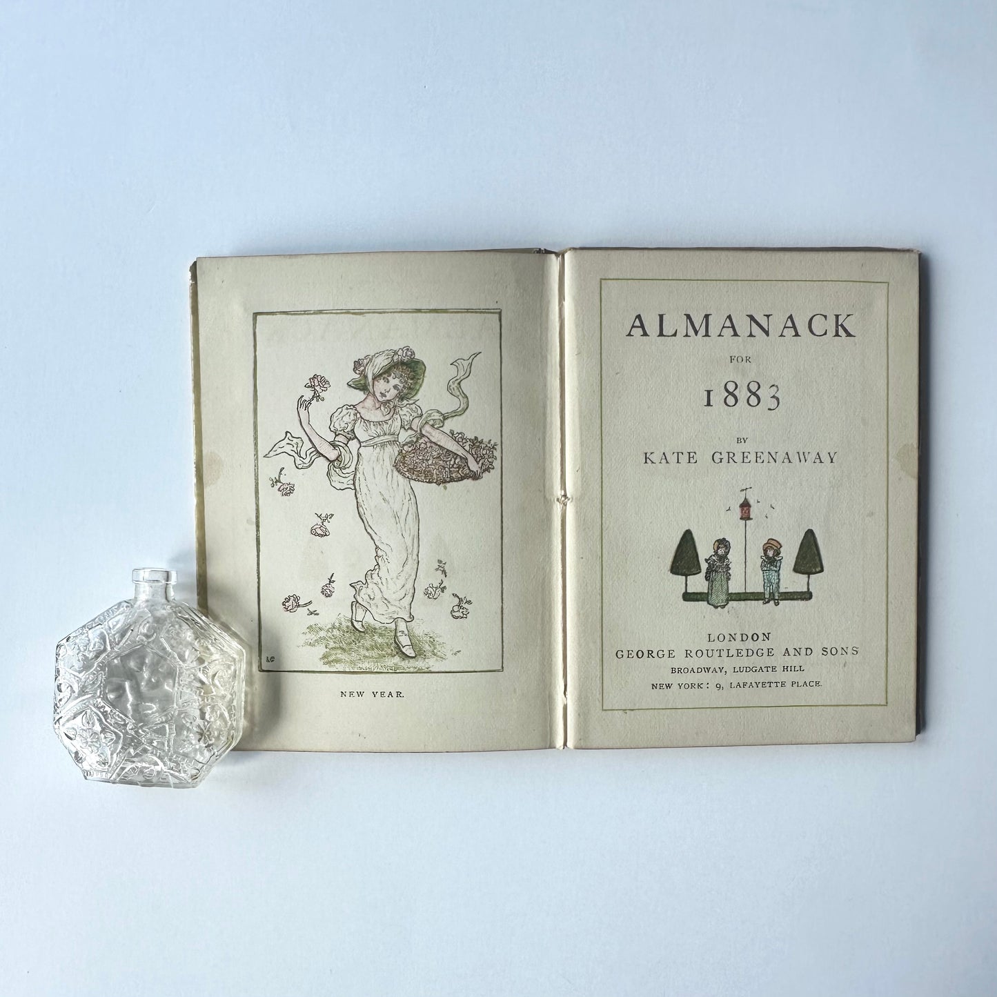 アンティークブック ALMANACK for 1883 KATE GREENAWAY