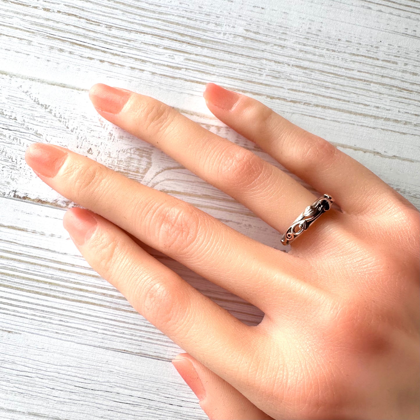 Clogau ウェルシュゴールド＆スターリングシルバー ツリーオブライフ リング 13号