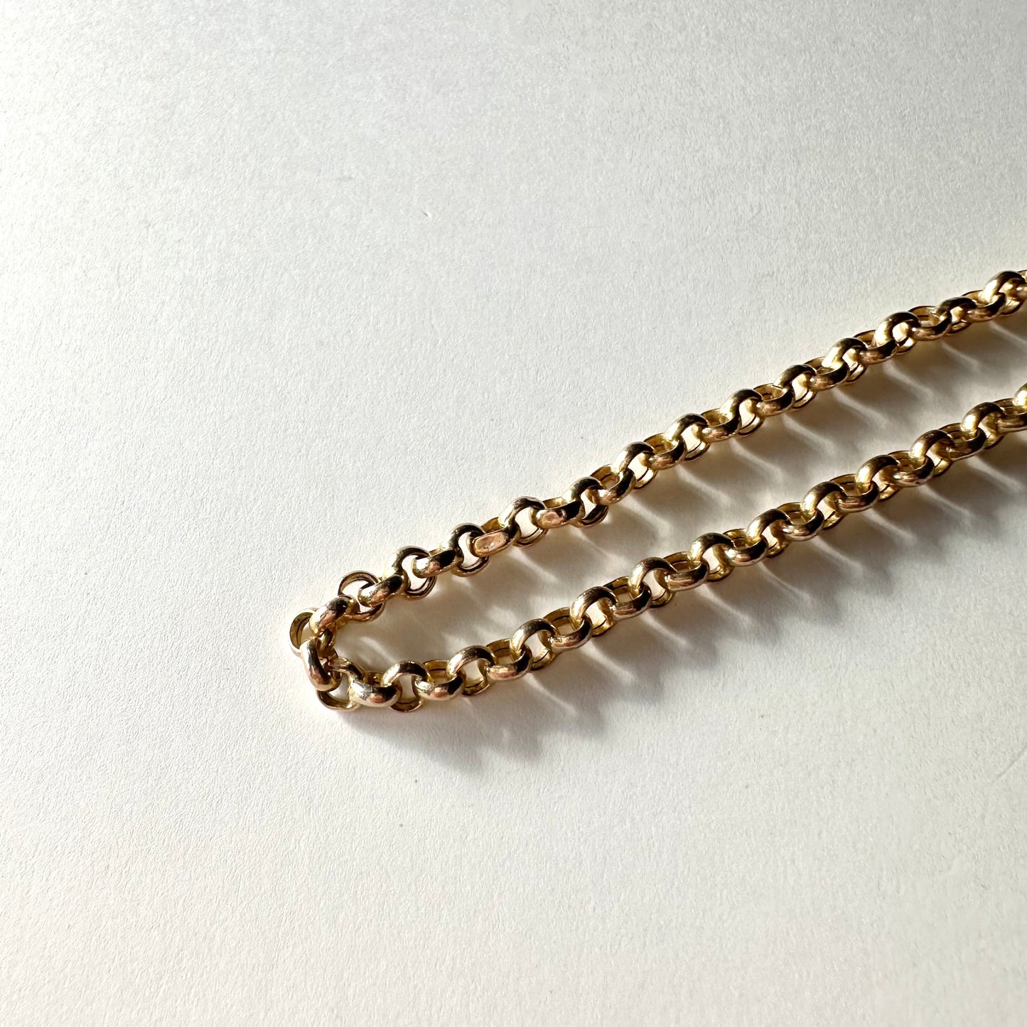 ヴィンテージ 9ctゴールド ベルチャーリンク ブレスレット 1990年