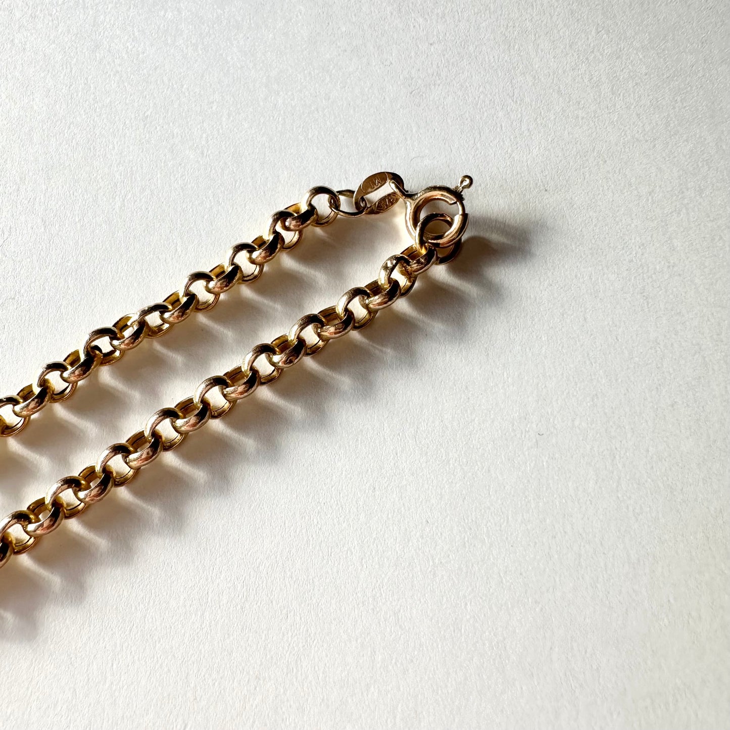 ヴィンテージ 9ctゴールド ベルチャーリンク ブレスレット 1990年