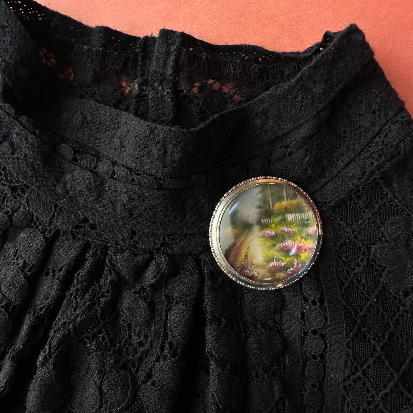 TLM ペイント ドームブローチ Spring