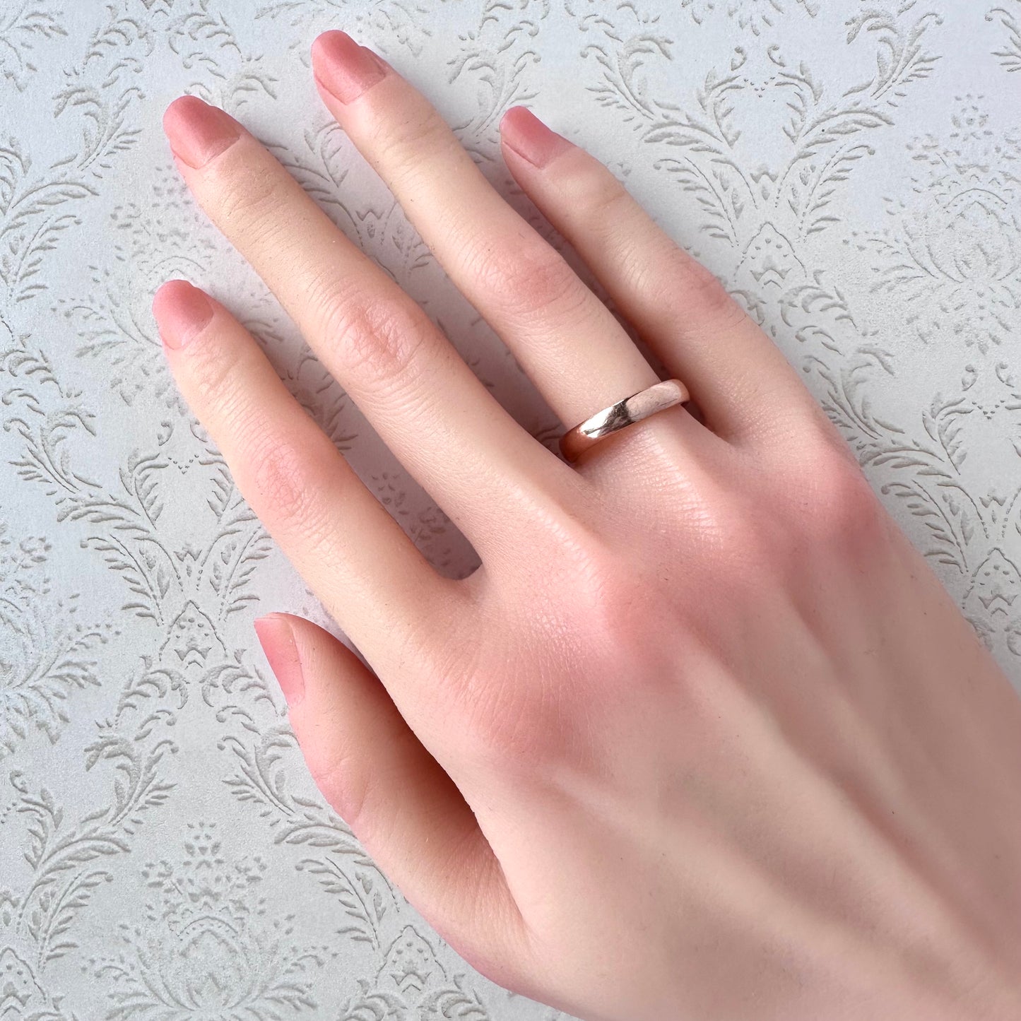 ウェルシュゴールド 9ctゴールド Clogau ウェディングバンドリング 16号