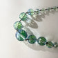 ブルー×グリーン ウラングラス ネックレス