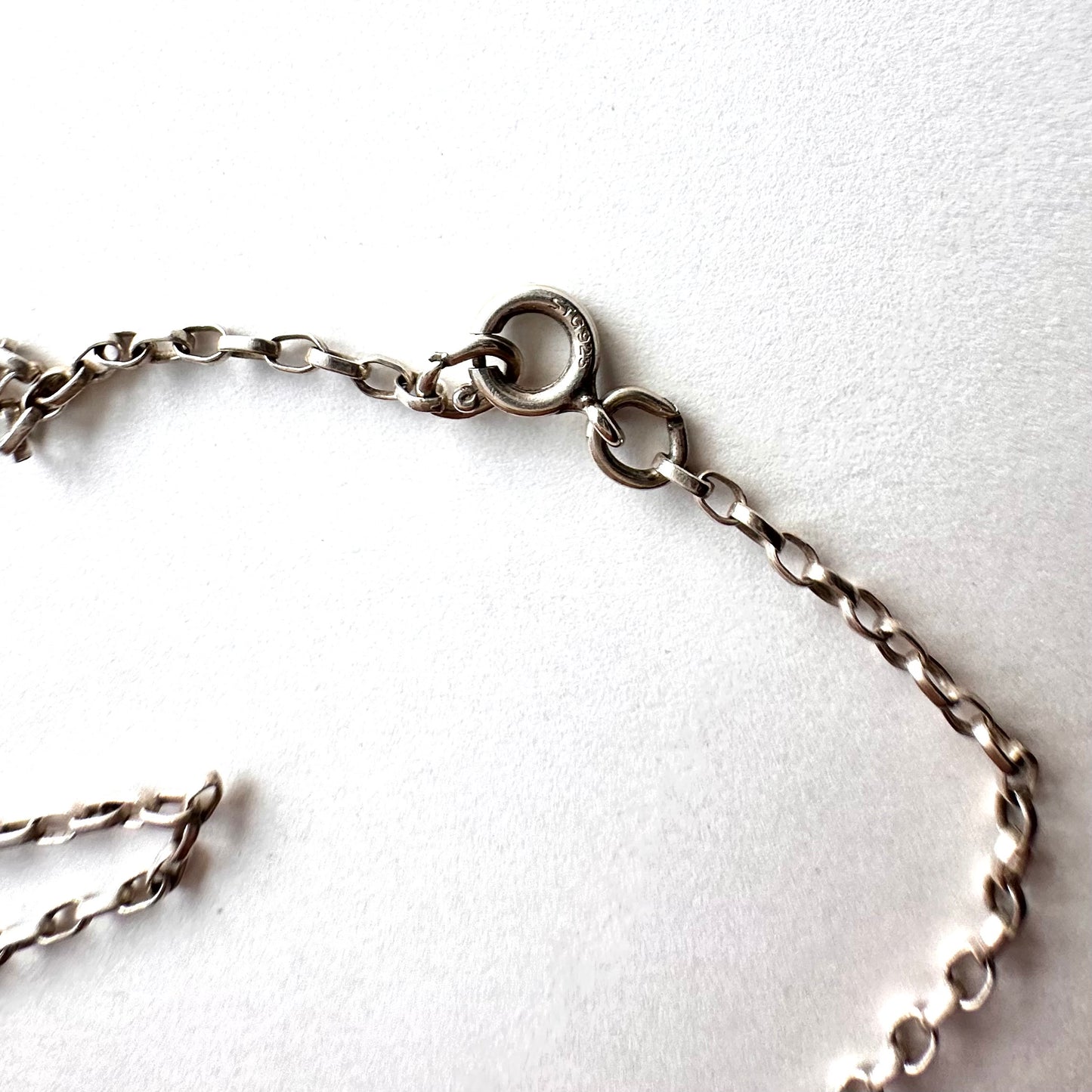 スターリングシルバー ロロリンク ヴィンテージチェーン ネックレス