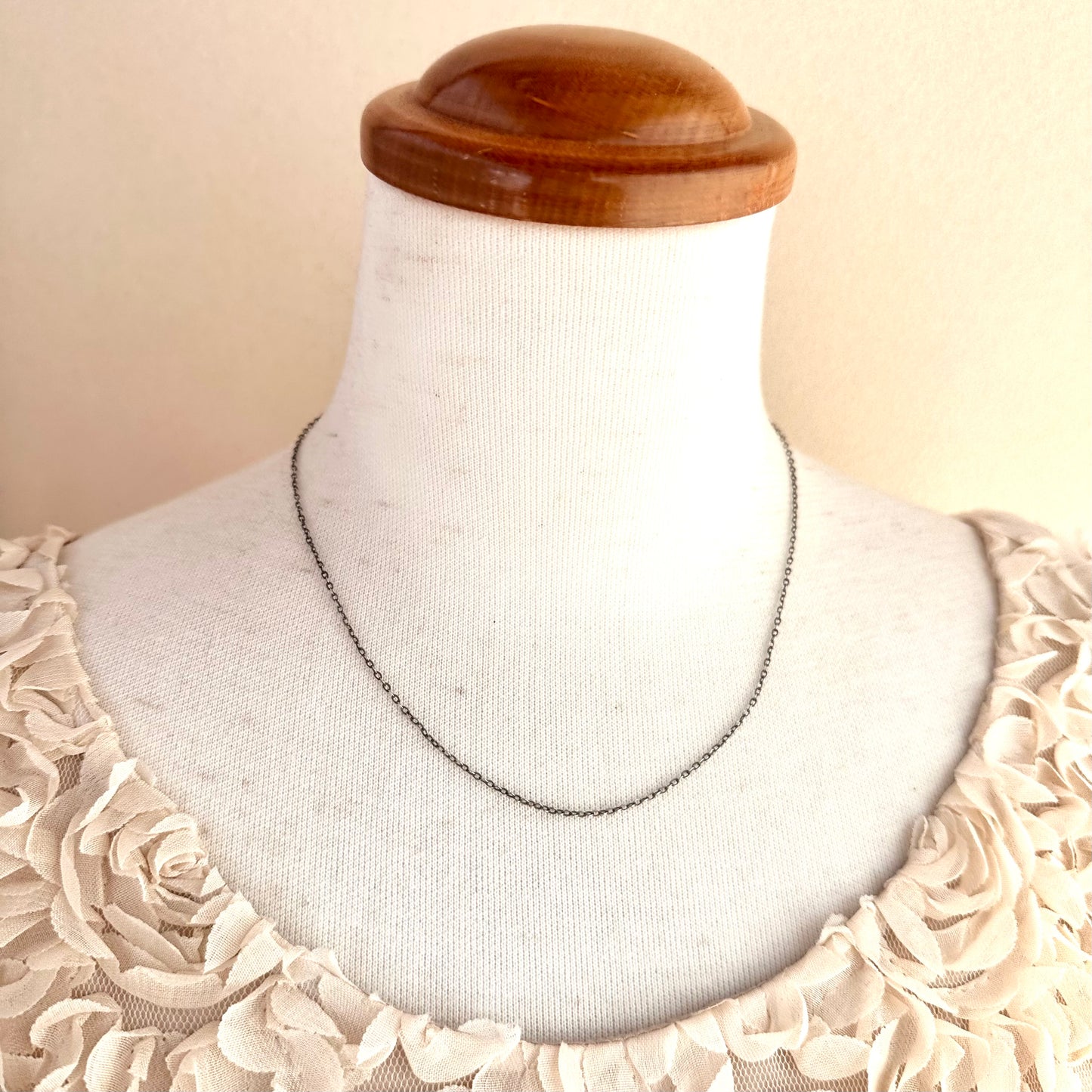スターリングシルバー ヴィンテージチェーン ネックレス