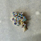 アイリスグラス フラワーブーケブローチ