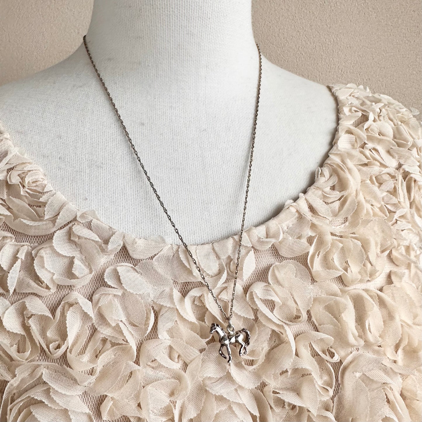 ヴィンテージシルバーチャーム　馬