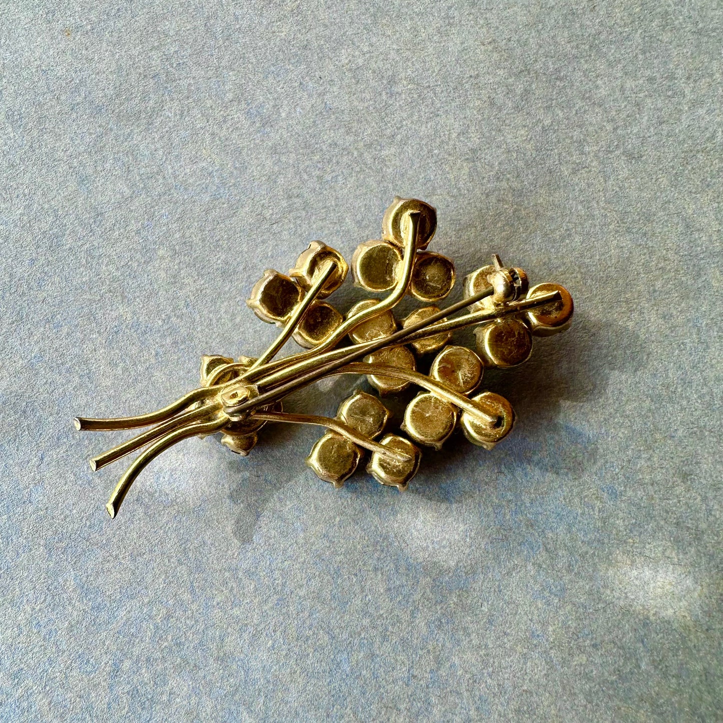 アイリスグラス フラワーブーケブローチ