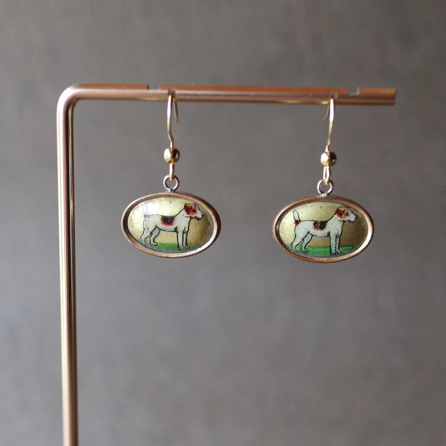 ヴィンテージパーツ テリア ピアス