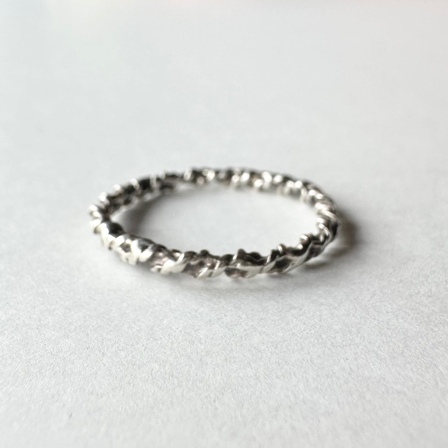 シルバー ツイストロープ リング 13.5号