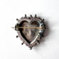 ハート＆バード スターリングシルバー ブローチ 1886年バーミンガム